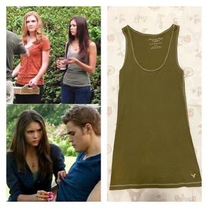 Elena Gilbert’s American Eagle Outfitters Boyfriend Tank.